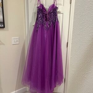NWT Purple prom dress